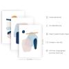 image:imageHAUS AND HUES Abstract Painting  Set of 3 Modern Wall Art Painted Pastel Art Decor Neutral Minimalist Decor Unframed