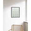 image:imageHAUS AND HUES Be Kind Poster  Unframed Green Letter Print Wall Art 16 x 20 Vertical Motivational Quote Poster for Bedrooms