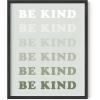 image:imageHAUS AND HUES Be Kind Poster  Unframed Green Letter Print Wall Art 16 x 20 Vertical Motivational Quote Poster for Bedrooms