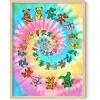 image:imageHaus and Hues Trippy Poster Indie Posters  Stoner Posters Y2K Wall Decor Posters for Room Aesthetic Trippy Cool Posters for Room Aesthetic Indie Kid Room Posters Y2K Wall Decor BEIGE FRAMED 12 x 16