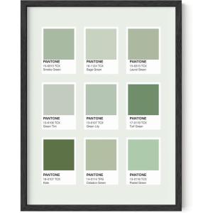image:imageHAUS AND HUES Sage Green Room Decor Aesthetic  Sage Green Wall Decor Dorm Room Wall Decor Aesthetic Posters for Bedroom Green Wall Art Black Frame 12x16