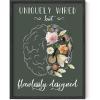 image:imageHAUS AND HUES Uniquely Wired Art Print  12x16  Framed Black