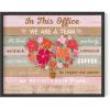 image:imageHAUS AND HUES We Are a Team Art Print  16x20  Framed Black