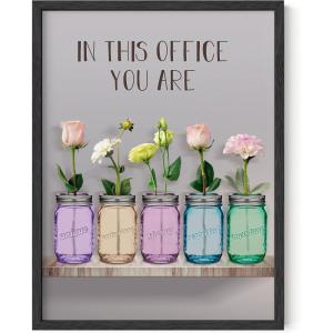 image:imageHAUS AND HUES In This Office Art Print  12x16  Framed Black