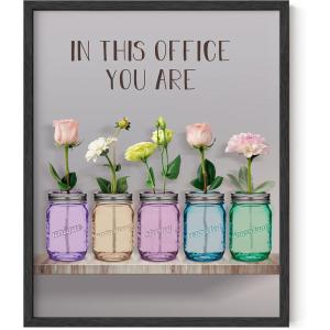 image:imageHAUS AND HUES In This Office Art Print  16x20  Framed Black