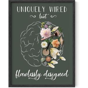 image:imageHAUS AND HUES Uniquely Wired Art Print  12x16  Framed Black