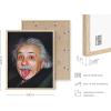 image:imageHAUS AND HUES Girl Bathroom Decor  Black and White Wall Art Bedroom Picture Unframed 16x20Einstein