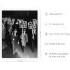 image:imageHAUS AND HUES Girl Bathroom Decor  Black and White Wall Art Bedroom Picture Unframed 24x36Want B