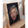 image:imageHAUS AND HUES Girl Bathroom Decor Wall Art  Bathroom Picture Wall Art Black Art Wall Decor Black and White Picture for Bathroom Wall Bathroom Picture for Wall Black Frame 16x20Einstein