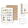 image:imageHAUS AND HUES Kids Alphabet Art Print  12x16  Framed Beige