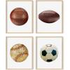 image:imageHAUS AND HUES Animal Inspirational Art Print Set of 48x10 Sports Set of 4 8x10 Beige Framed