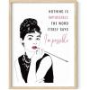 image:imageHAUS AND HUES Im Possible Art Print  12x16  Framed Beige