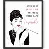 image:imageHAUS AND HUES Im Possible Art Print  16x20  Framed Black