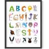 image:imageHAUS AND HUES Kids Alphabet Art Print  12x16  Framed Black