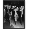 image:imageHAUS AND HUES Prohibition Wall Art We Want Beer Vintage Wall Art Unique Gift for Men Vintage Wall Decor Funny Poster Bar Artwork Black and White Poster Frameable Beige Frame 24x36Want B