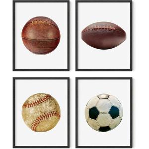 image:imageHAUS AND HUES Animal Inspirational Art Print Set of 48x10 Sports Set of 4 11x14 Unframed