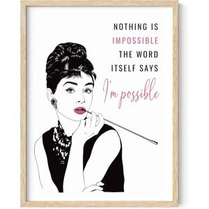 image:imageHAUS AND HUES Im Possible Art Print  12x16  Framed Beige