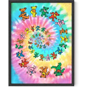 image:imageHaus and Hues Trippy Poster Indie Posters  Stoner Posters Y2K Wall Decor Posters for Room Aesthetic Trippy Cool Posters for Room Aesthetic Indie Kid Room Posters Y2K Wall Decor BLACK FRAMED 12 x 16