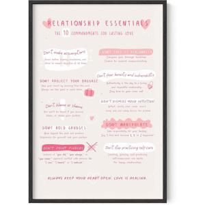image:imageHaus and Hues Motivational Quotes Wall Art Psych Decor  Inspirational Quotes Wall Art Poster Self Therapy Posters Psychology Decor Posters Relationship Essentials Print Individual Unframed 24x36