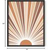 image:imageHAUS AND HUES Astrology Poster  Celestial Wall Art Sun and Moon Print Spiritual Boho Artwork 12x16 Black FrameRainbow Sunshine