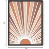 image:imageHAUS AND HUES Astrology Poster  Celestial Wall Art Sun and Moon Print Spiritual Boho Artwork 12x16 Black FrameRainbow Sunshine