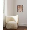 image:imageHAUS AND HUES Boho Poster  Mid Century Modern Decor Abstract Art Minimalist Dark Clay Eye with Lashes 16x20 Beige FrameRainbow Sunshine