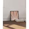 image:imageHAUS AND HUES Boho Poster  Mid Century Modern Decor Abstract Art Minimalist Dark Clay Eye with Lashes 16x20 Beige FrameRainbow Sunshine